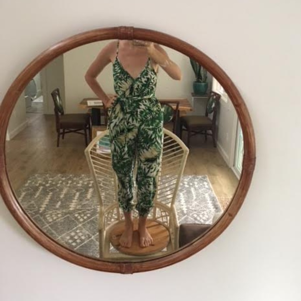 Tropical Print Jumpsuit